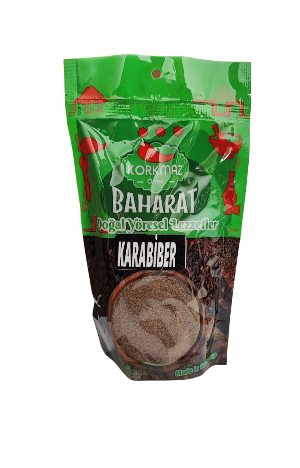 Korkmaz Baharat Öğütülmüş Karabiber 250GR