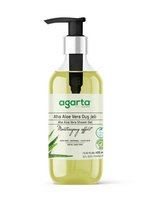 Agarta Doğal Duş Jeli Aloevera 400 ml