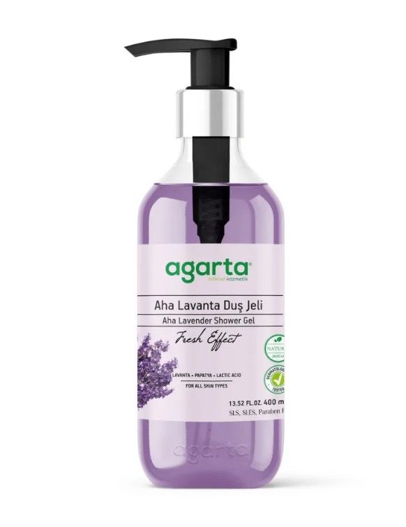 Agarta Doğal Duş Jeli Lavantalı 400 ml