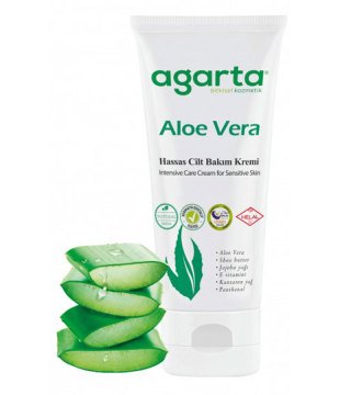 Agarta Doğal Aloe Vera Nemlendirici Cilt Kremi 75 ml