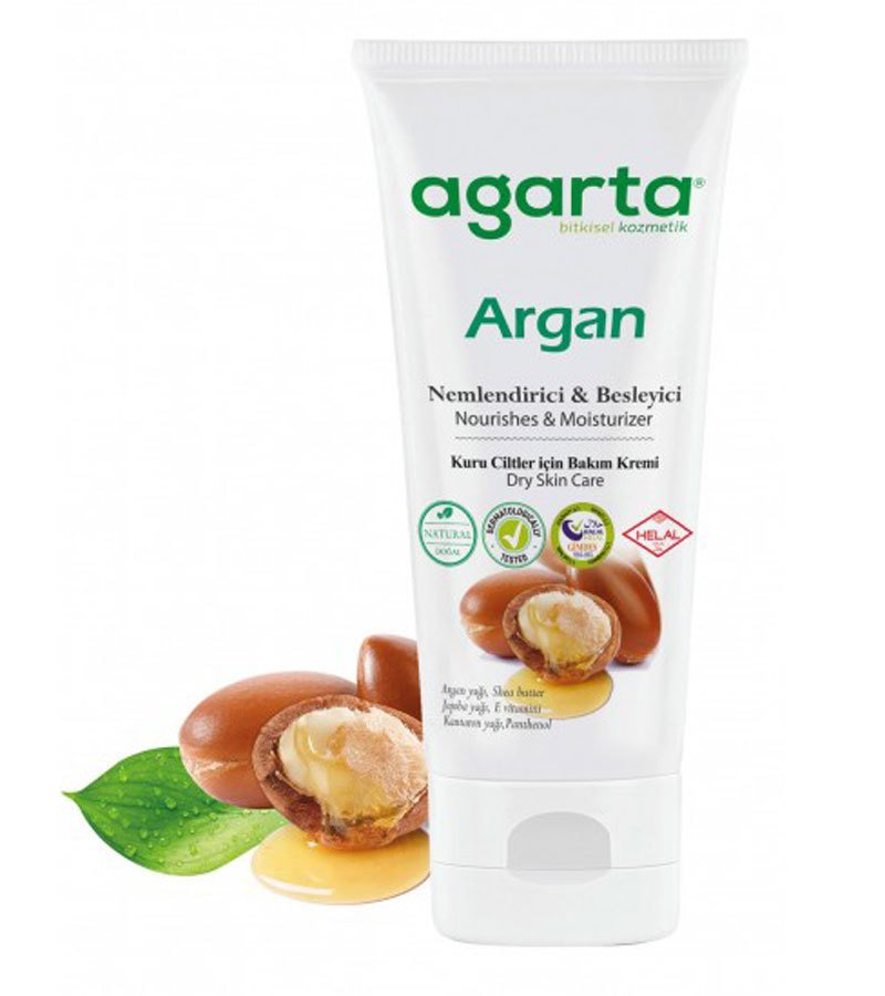 Agarta Doğal Yüz Ve El Besleyici Argan Yağlı Cilt Bakım Kremi 75 ml