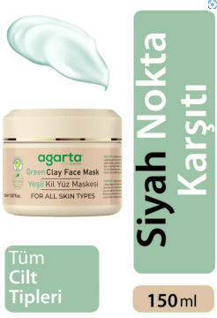 Agarta Doğal Yeşil Kil Maskesi 150 ml