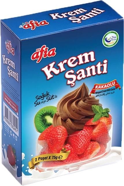 Afia Krem Şanti Kakaolu (2*75 Gr)