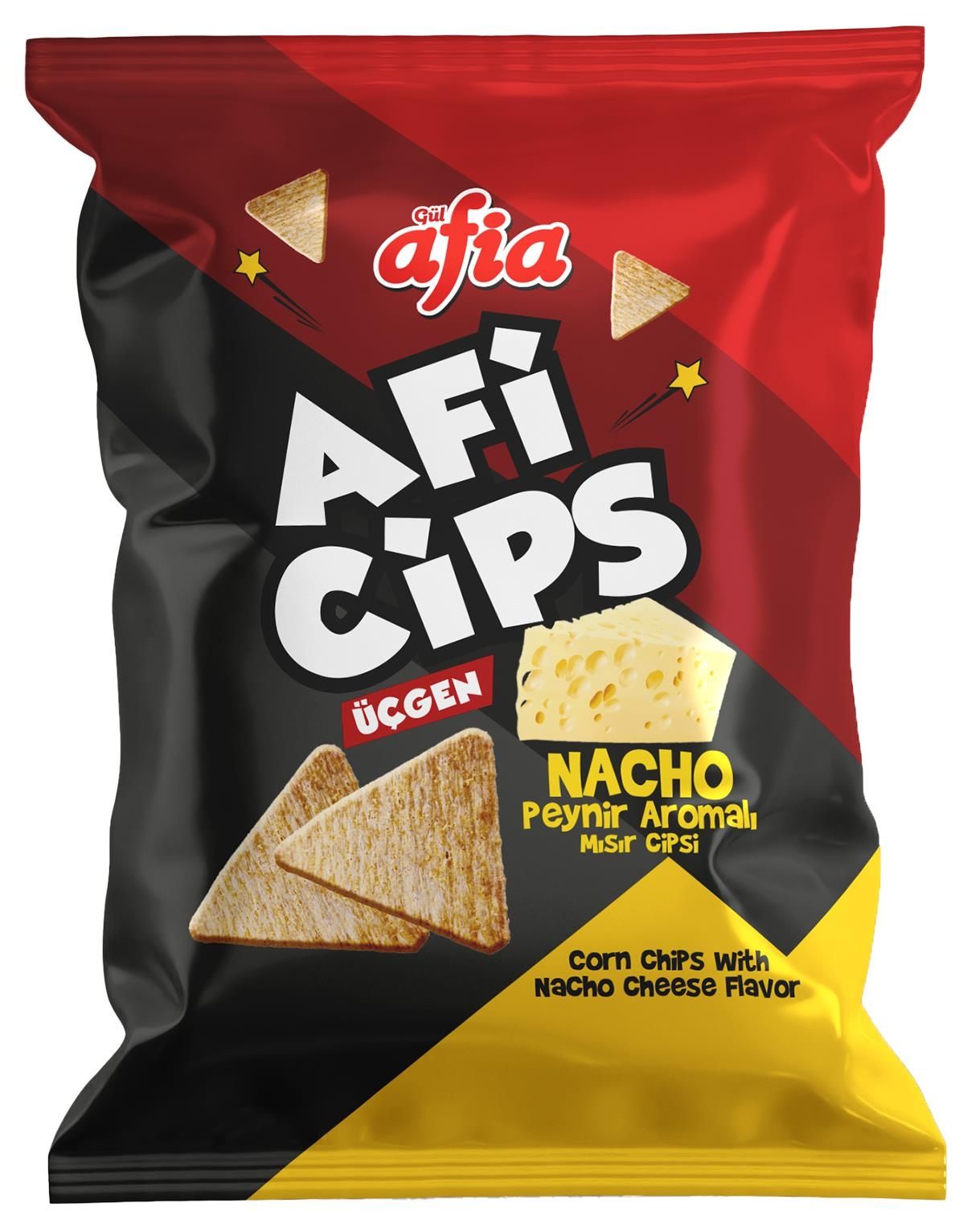 Aficips Nacho Peynir Aromalı Mısır Cips 40 Gr