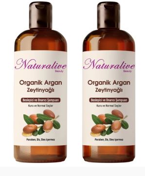 Naturalive Kuru ve Normal Saçlar için Şampuan 500ml*(2 Adet)