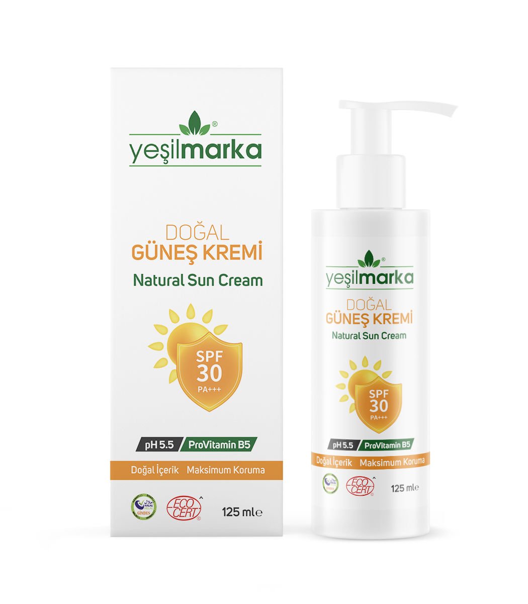 Yeşilmarka Doğal Güneş Kremi  30spf 125ml