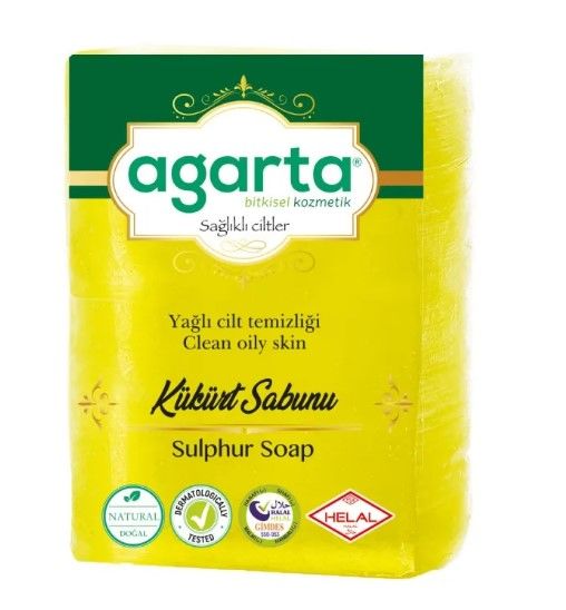 Agarta El Yapımı Doğal Kükürt Sabunu 150gr