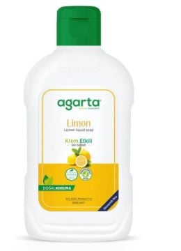 Agarta Krem Etkili Doğal Limon Sıvı Sabun 1500ml