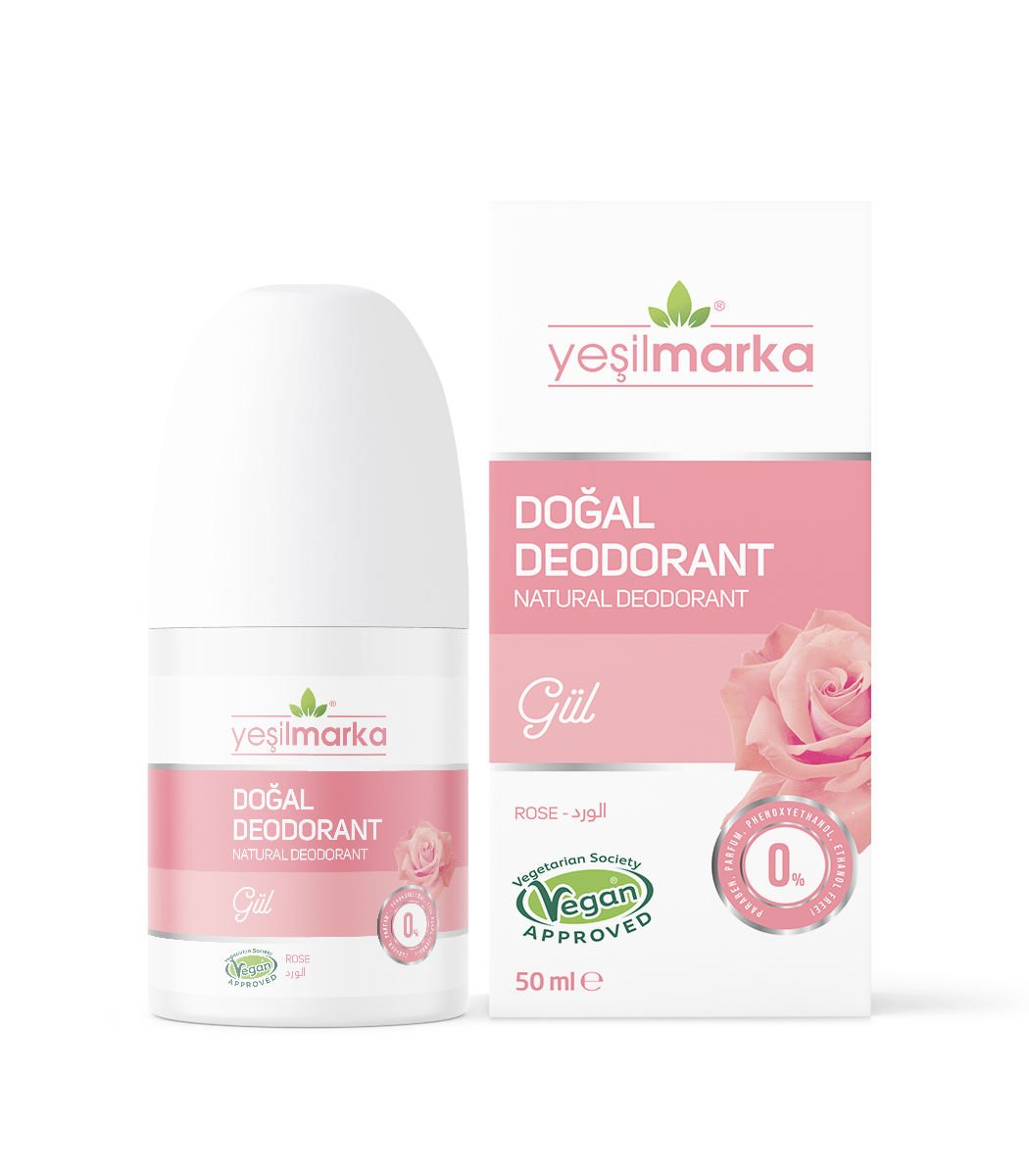 Yeşilmarka Doğal Deodorant – Gül 50ml