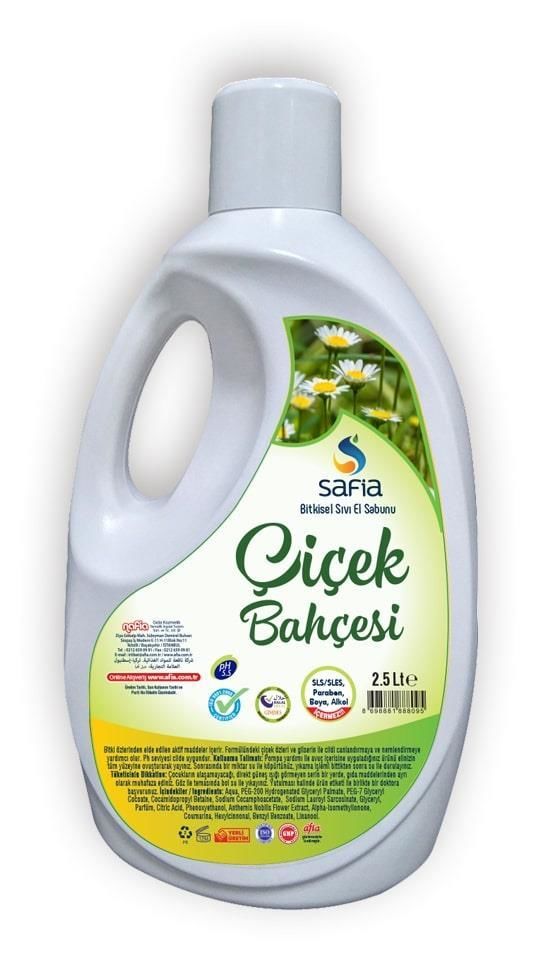 Safia Çiçek Bahçesi Sıvı Sabun 2,5 lt