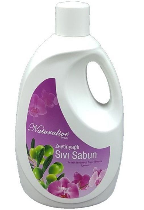 Naturalive Zeytinyağlı Sıvı El Sabunu 2500 ml