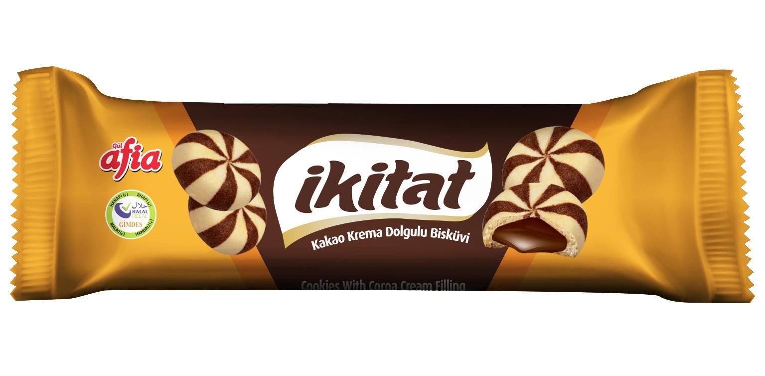 Afia İkitat Kakao Kremalı Bisküvi 80 Gr - 5 Adet