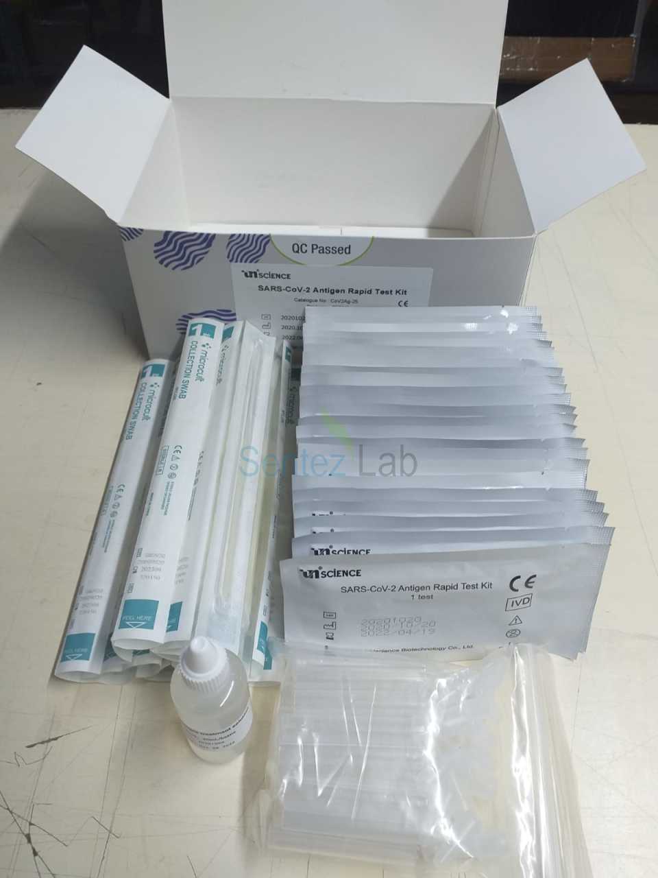 CoV2Ag-25   SARS-CoV-2 Antigen Rapid Test Kit 25 Test/paket: