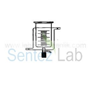 Borucam Ceketli Reaksiyon Kabı Musluklu 500 ml  Dn 100