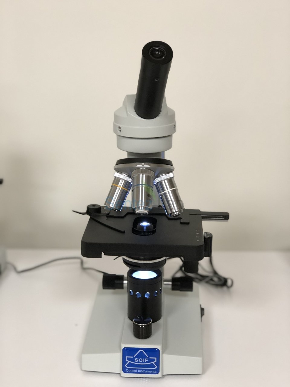 SOIF M2 Monoküler Öğrenci Mikroskobu -4 Objektif Yuvalı Achromat-1000x