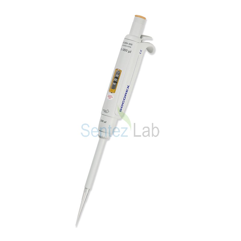 SOCOREX Acura® manual 825 10-100 µL Ayarlanabilir micro Otomatik Pipet