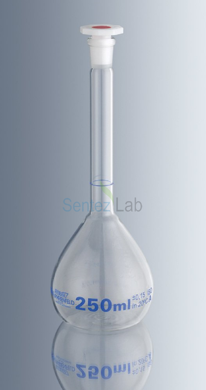 Superior Balon Cam Joje Şilifli Kapaklı 250 ml 14/23 1 Adet