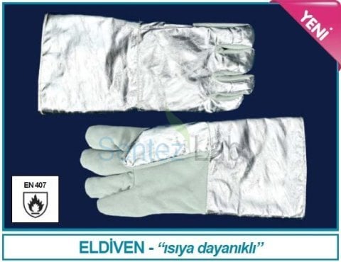 İSOLAB 080.11.001 eldiven - ısıya dayanıklı (1 çift)