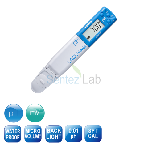 HORIBA LAQUAtwin pH-22 pH metre 0.00...14.00 pH / 0.01 pH