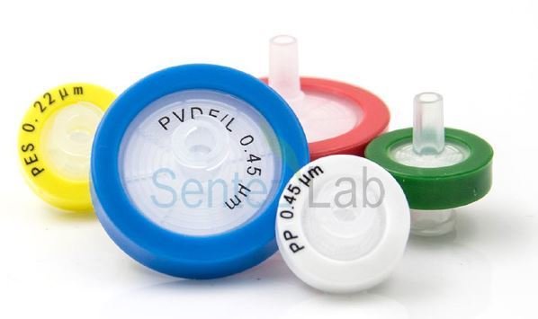 25mm HPLC Syringe Filter, Cellulose Acetate pore size 0.45µm  100 Ad/Pk
