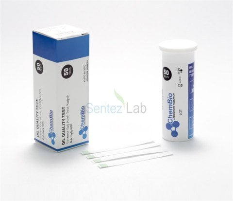 ChemBio Kızartma Yağlarında Serbest Yağ Asitleri Tayin Kağıdı 50 Test (0 - 0,5 -1 - 2 - 3 - 4 Mg/g Koh)