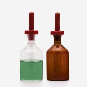İSOLAB 062.12.100 şişe - damlatma - cam & şilifli - şeffaf - 100 ml