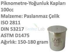 Paslanmaz Çelik Piknometre - Yoğunluk Kabı - 100ml