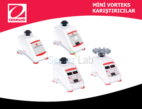 OHAUS VXMNPS Mini Vorteks Darbeli-Dijital Hız Ayarlı 500... 3000 rpm