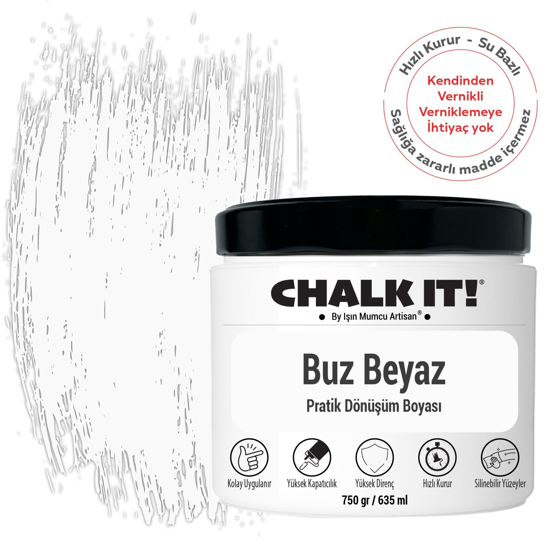 Chalk It Buz Beyaz