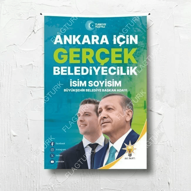 2024 Yerel Seçim Afiş ve Poster Baskıları