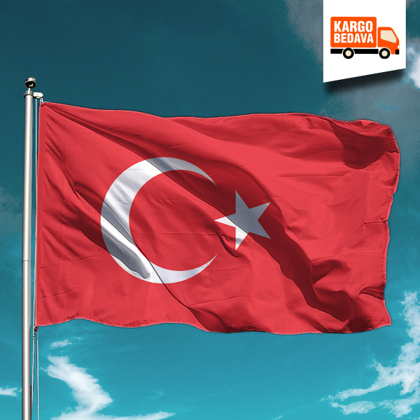 Türk bayrağı 400x600 cm Raşel Kumaş- 5 adet