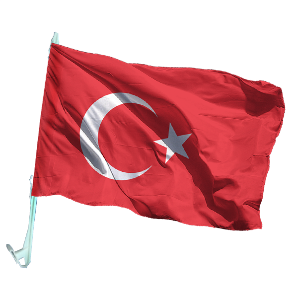 Düğün Türk Bayrağı  30x45 cm -5 adet