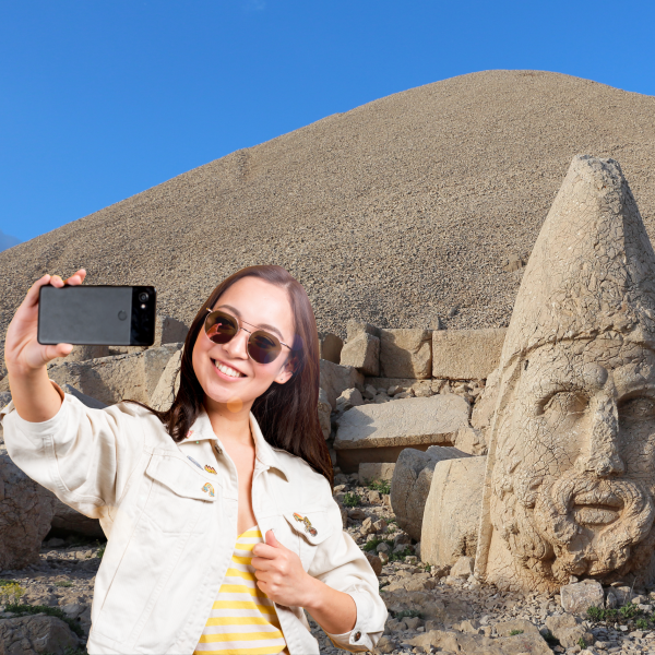 Selfie Nemrut Kumaş Pankart 150x250 cm