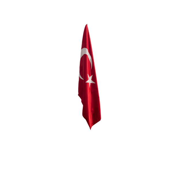 Türk Saten Makam Bayrağı (Telasız Simsiz)