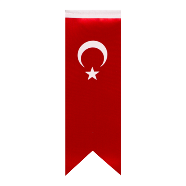 Kırlangıç Türk Masa Bayrağı (Direksiz) 8,5x25 cm- 10 adet