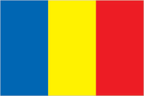 Romanya 15x22,5 Masa Bayrağı (Direksiz)