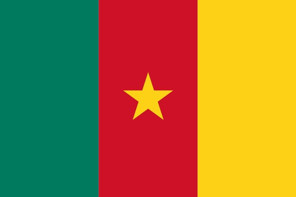 Kamerun 15x22,5 Masa Bayrağı (Direksiz)