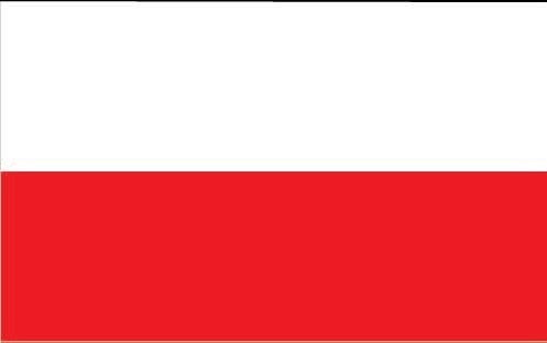 Polonya 15x22,5 Masa Bayrağı (Direksiz)