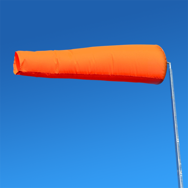 Rüzgar Çorabı-Windsock-Tulumu / Turuncu  Çap 25 cm Uzunluk 20x40x200