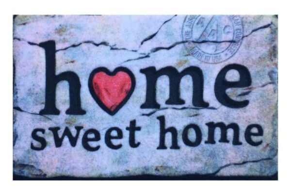 Giz Home Rock&Roll Kapı Paspası 40X60 Home Sweet Home