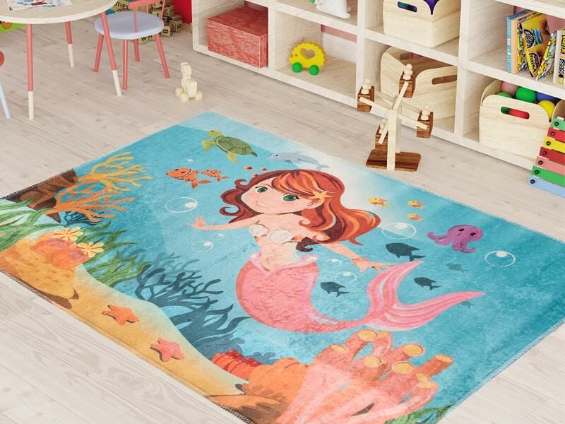 Giz Home Kids Halı 100X140 Denizkızı