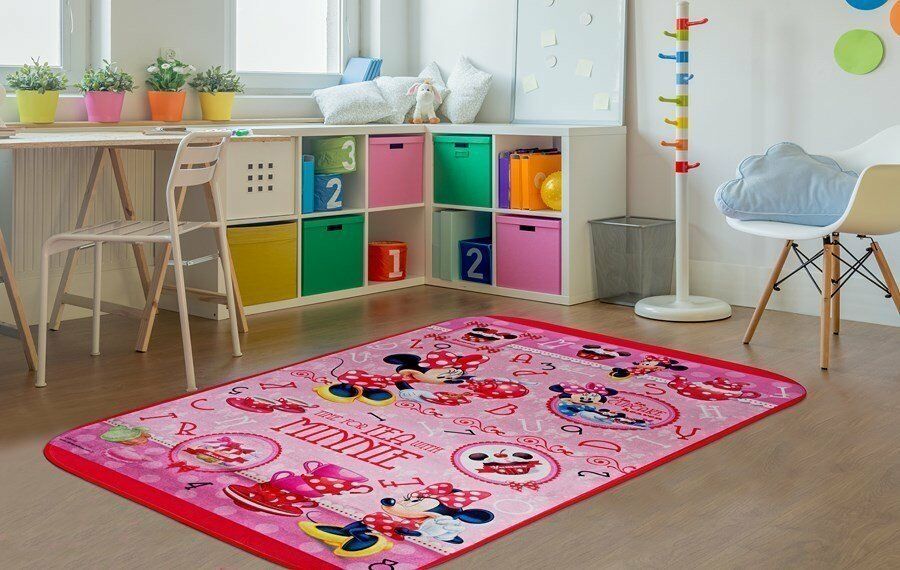 Giz Home Lisanslı Çocuk Halısı Minnie