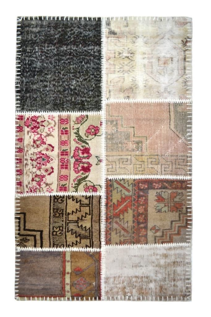 Giz Home Anadolu Patchwork El Örgüsü Halı 160X230