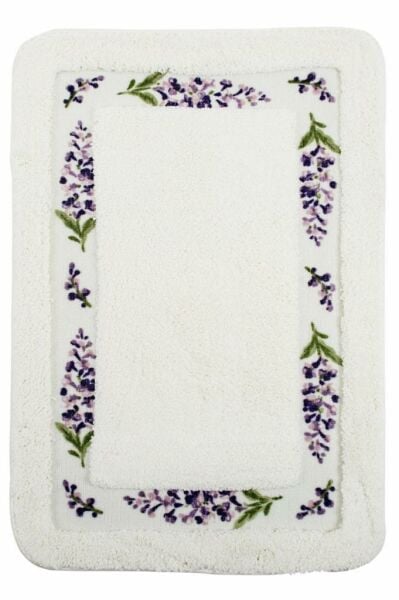 Giz Home Lavender Banyo Paspası 80X150 Cream