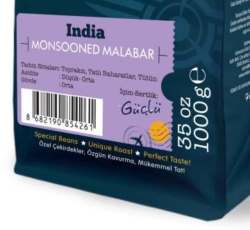 Moliendo India Monsooned Malabar Yöresel Kahve