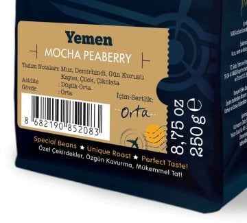 Moliendo Yemen Mocha Yöresel Kahve