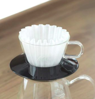 Kalita Cam Wave Dripper 185 Siyah