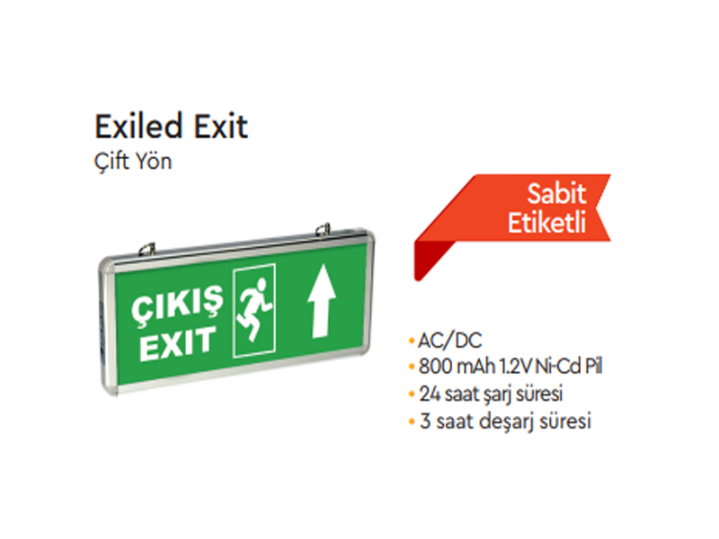 PELSAN Exiled Exit Çift Yön 3W 203889