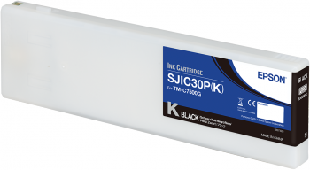 SJIC30P(K): Ink cartridge for ColorWorks C7500G (Black)