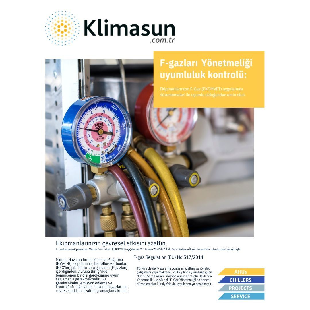 ﻿EKOMVET ve Florlu Sera Gazları Yönetimi: Klimasun.com.tr'dan Çevreci Bir Yaklaşım